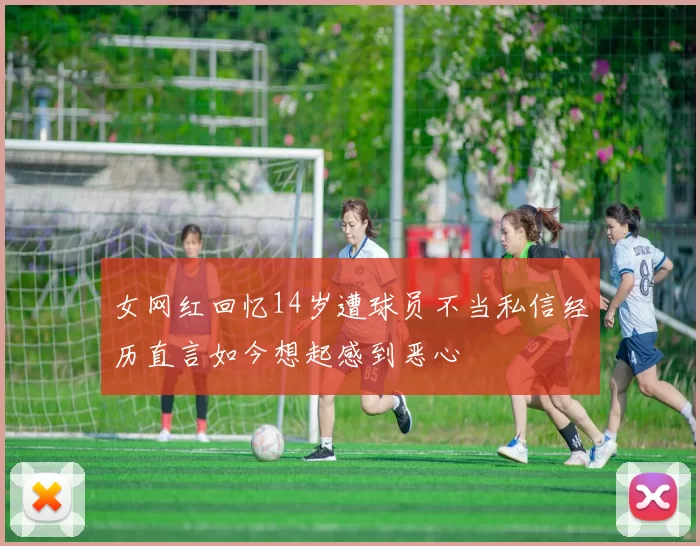 女网红回忆14岁遭球员不当私信经历直言如今想起感到恶心