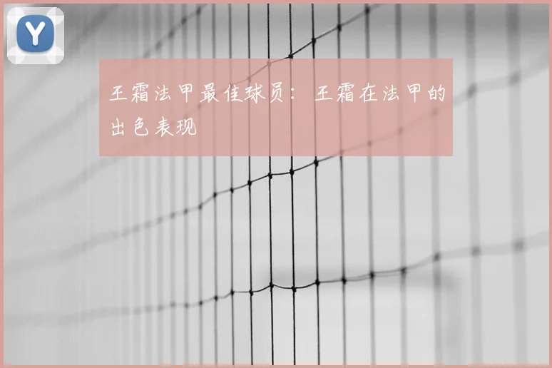 王霜法甲最佳球员：王霜在法甲的出色表现